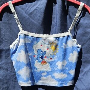 Care bear cropped tink top
